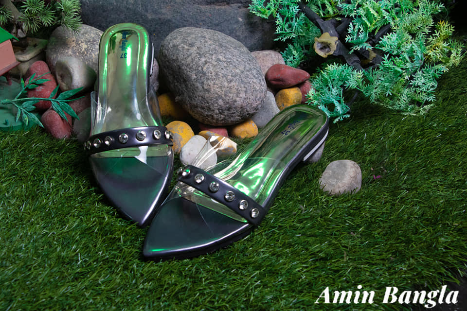 Women’s Glossy Strap Sandal - Image 3